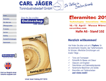 Tablet Screenshot of carl-jaeger.de